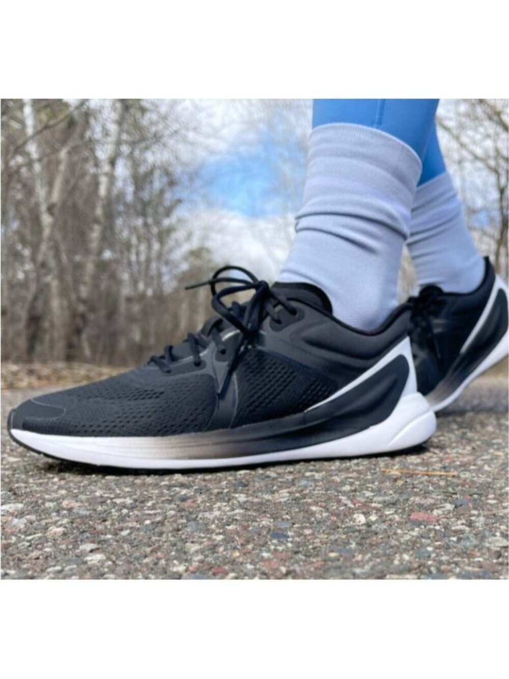Lululemon Blissfeel Run Sneakers Women’s 8.5 Black White Running Athletic Shoes - Picture 14 of 14